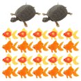 thumbnail image 1 of 22pcs Fish Tank Decoration Floating Fish Turtle Toy Plastic Fish Toy Decor, 1 of 9