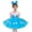 #0272-Light Blue, variant on Girls' Princess Chiffon Performance Dress - Cute Sleeveless Costume, Lightweight Flowy Fabric for Dance Recitals, Birthday Parties & Stage Shows 4-13 Years