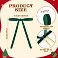 thumbnail image 2 of Pakyozj 24 Pcs Green Velvet Bows for Christmas Tree, Elegant Dark Green Velvet Christmas Ornaments, 5x7 Inch Pre-Tied Ribbon Bows for Wreaths, Gifts & Holiday Decor, 2 of 6