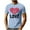 Light Blue-1, variant on Aofany Men's 2026 Valentine Day T Shirt Plus Size Romantic Love Heart Print Tops Tunic Fit Fitness Short Sleeve Tshirts Lovely Round Neck Tee Top for Men