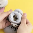 thumbnail image 4 of Otqutp Kids Flat Heel Sock Shoes Toddler Baby Girls Boys Elastic Indoor Slipper First Cartoon Cats Soft Sole Rubber Shoes, 4 of 9