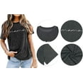 thumbnail image 4 of Beopjesk Women Mama Letter Printed T-Shirt Mama Graphic Tee, 4 of 6