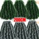 thumbnail image 2 of Guirnalda de oropel navideño de 200 cm con cintas de flores de rubia, adornos para árbol de Navidad, suministros de decoración para bodas, fiestas de Año Nuevo, 2 of 5