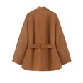 thumbnail image 3 of Cyber**Monday Chaoheng Womens Coats and Jackets Women's Belted Trench Coat,Button Front Shirt Jacket withPockets, 3 of 8