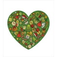 thumbnail image 3 of Ambesonne Christmas Duvet Cover Sets, Winter and Xmas Doodles, 2-Twin, Green and Multicolor, 3 of 4