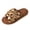 Brown, variant on EKVAHL Women's Fuzzy Open-Toe House Slippers with Memory Foam - Leopard Print Cheetah Plush Cozy Cute Slipper Indoor/Outdoor Soft Slip On Slides Gifts for Women Mom Her Ladies