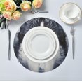 thumbnail image 5 of 1PC Place Mats Husky Eyes Blue Round Placemat Heat-Resistant Placemats Dining Table Mat Circle Shape 15.4" for Kitchen/Dinner/Party/Restaurant Home Decor Gifts, 5 of 7