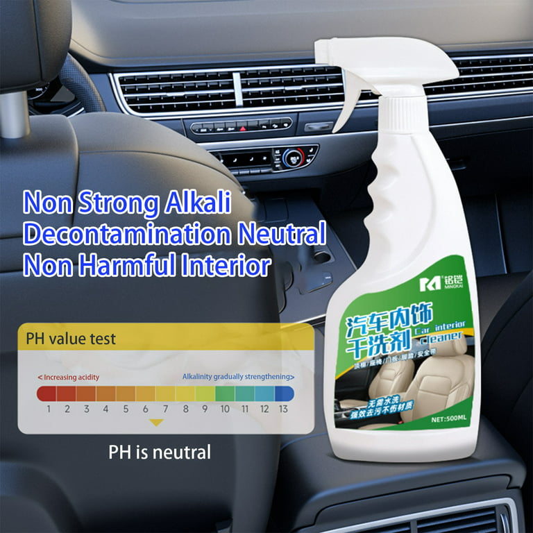 Leather Cleaner For Car Interior Car Refurbishment Cleaning Agent 500g  Leather Conditioner Automotive Interior Cleaner