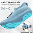 thumbnail image 4 of Ecetana Women's Minimalist Walking Shoes Wide Toe Barefoot Shoes Casual Sneakers Breathable Slip On Shoes, 4 of 7