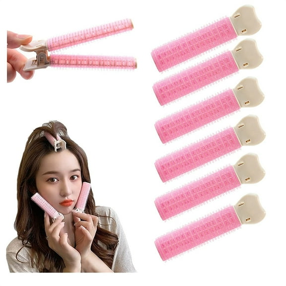 NOGIS Volumizing Hair Clips, Hair Clips for Volume, Instant Hair Volumizing Clips for Women, Volume Clips for Roots, DIY Hair Styling Tool (6PCS-Pink)