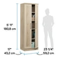 thumbnail image 5 of Sauder HomePlus Storage Cabinet, Pacific Maple Finish, 5 of 11