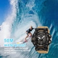 thumbnail image 2 of SKMEI Men's Watches Sports Outdoor Waterproof Military Wrist Watch Date Multi Function Tactics LED Alarm Stopwatch, 2 of 6