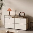 thumbnail image 3 of USM Haller gabinetes de almacenamiento aparador gabinete de combinación Modular para sala de estar soporte de TV personalizable de madera de acero inoxidable, 3 of 4