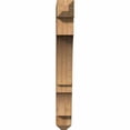 thumbnail image 2 of Ekena Millwork 6"W x 36"D x 48"H Balboa Craftsman Rough Sawn Bracket, Western Red Cedar, 2 of 13