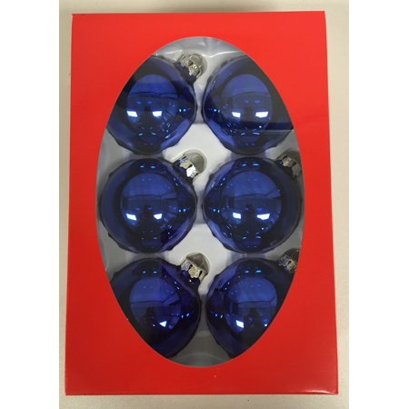 shiny electric blue 67mm balls glass christmas tree shiny electric blue 67mm balls glass christmas tree