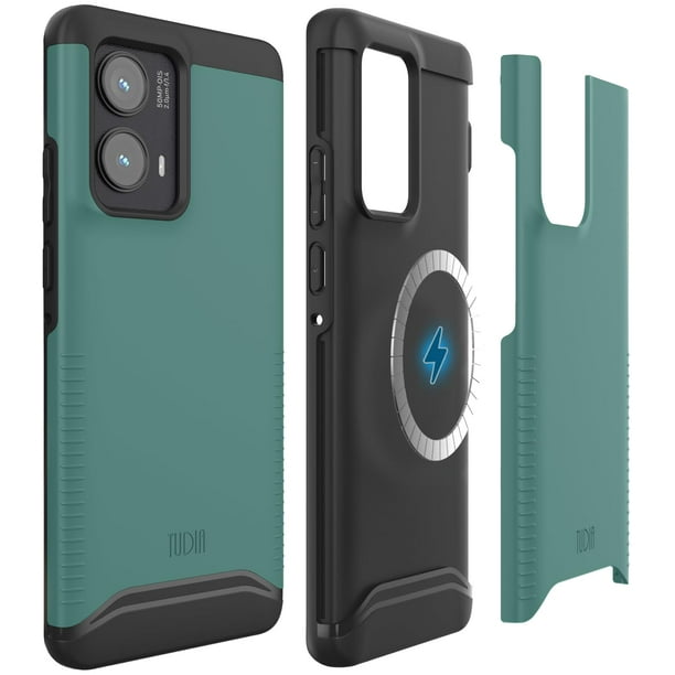 Funda TUDIA Merge para Motorola Edge 2024 en Verde Hunter