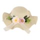 thumbnail image 2 of Sombrero DIY Flores Artificiales Ligero Vacaciones Transpirable Cubo Mujer Cumpleaños Estilo A, 2 of 9