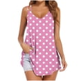thumbnail image 2 of Aimik Women's Loose-Fitting Camisole Tank Top Womens Fashion Random Polka Dot Print V-Neck Comfortable Loose Casual Tops, 2 of 5
