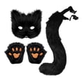 thumbnail image 4 of Conjunto de disfraz de Cosplay Yuyangstore Halloween negro, 4 of 8