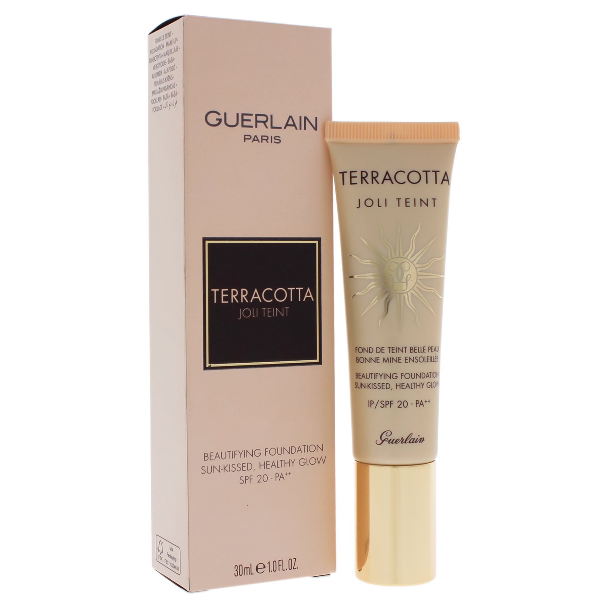 Guerlain - Terracotta Joli Teint Beautifying Foundation SPF 20 - Medium ...
