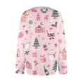 thumbnail image 5 of Lumtrix Women Christmas Cardigan Casual Long Length Sleeve Christmas Print Tops Winter Top Multicolor 3XL, 5 of 5