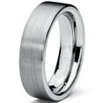 thumbnail image 2 of Metal Masters Tungsten Carbide Mens Brushed Wedding Band Ring Comfort-Fit 6mm, 2 of 6