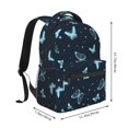 thumbnail image 2 of Honeii Beautiful Butterflies Print Backpack for Both Men and Women, Basic Bookbag for College, Work, or Travel,Rucksack Computer Bag-One Size, 2 of 5