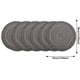 thumbnail image 4 of Manteles individuales redondos, 12 manteles individuales tejidos redondos, resistentes al calor, tejidos, antideslizantes y lavables, manteles individuales y posavasos, uso interior y exterior, gris Ormromra LKX-1468-2, 4 of 4