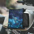 thumbnail image 2 of Uorisanigo Universal ATV Tank Bag Tropical Sea Turtle Motorcycles Front Storage Bag Waterproof Front Accessories Snowmobile Storage Pack Luggage with Drink Pocket, 2 of 7