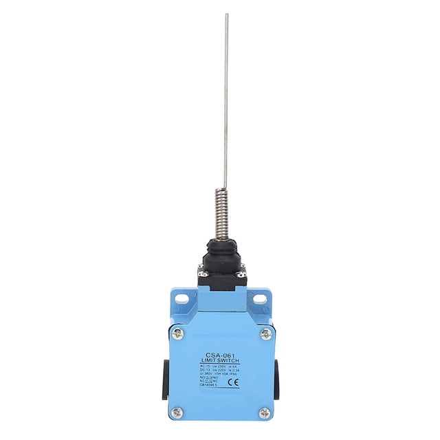 Interrupteur de Position Limite Berm, Interrupteurs Auto-Réinitialisés à Micro-Encliquetage Étanches Contacts en Argent à Coque Métallique pour le Transport de Machines, CSA-061 250V