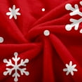 thumbnail image 3 of Snowflake Throw Blanket Christmas Blanket Red Flannel Fleece Blanket Christmas Festival Themed Blanket Soft Plush Blanket for Bedroom Couch Sofa, 3 of 6