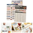 thumbnail image 5 of 3 Pcs Diabetes Food List Meal Plan Meal Guide Portion Plate Printable Diabetic Food Chart Brochure Vitamin Low Carb,Meal Planner for Diabetics Type 1 w/Serving Size Glycemic Index Carbs Calories, 5 of 9
