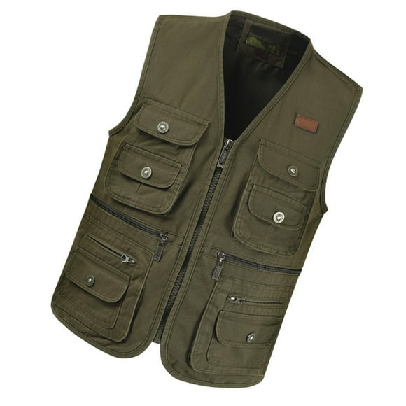 Hunting Vest,Cargo Vest Multi Pockets Fishing Vest Journalist Vest Versatile Functionality