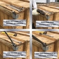 thumbnail image 3 of Crowbar Adapter Head, Sturdy and Secure Pry Bar Adaptor Head Firm Connection  for 1/2 Inch Drive Ratchet, 3 of 7
