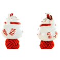 thumbnail image 2 of Feng Shui Lucky Cat Ceramic Pendant Charm Hanging For Wealth Fortune, 2 of 5