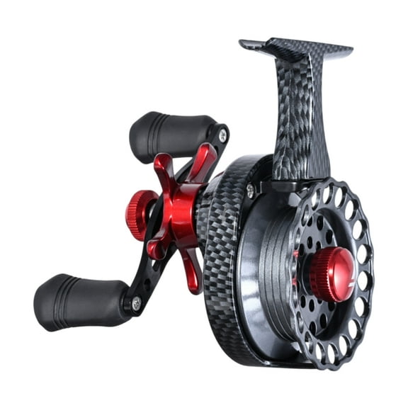 Left/Right Hand Retrieve 4KG Drag Ice Fishing Reels Fishing Equipment Accessories 3.5:1 Ratio Ice Fishing Reels