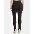 thumbnail image 3 of Time and Tru Women's Ponte Knit Skinny Pants, 29" Inseam, Sizes XS-XXL, 3 of 5