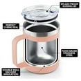 thumbnail image 6 of 12 oz Insulated Coffee Mug with Lid - Stainless Steel Camping Mug Tumbler with Handle - Double Wall Vacuum Insulated Mug For Travel, Camping, Office, Outdoor, 6 of 7