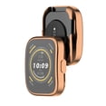thumbnail image 5 of WUWOCJ 2-Pack Soft TPU Case Compatible with Amazfit Bip 5 Smart Watch,All-Around Protective Case Cover Bumper Frame (Rose Gold/Clear), 5 of 5
