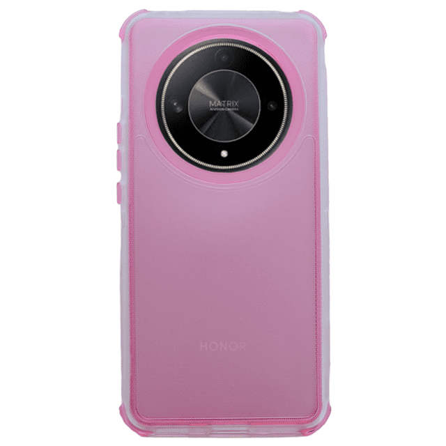 Funda Uso Rudo 360 Humo Cely Vesmir Para Honor X9b / Magic 6 Lite Rosa Más 2 Micas De Pantalla