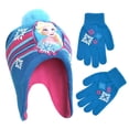 thumbnail image 1 of Set de gorro de invierno y guantes para niños Disney Frozen Elsa Anna Girls, 1 of 7