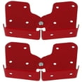 thumbnail image 4 of Shisuyan 2pcs Attic Ladder Hinge Herringbones Ladder Tie Rod With Anti Slip Screws Red Attic Ladder Accessories Step Ladder Hinge Replacement Kit, 4 of 8