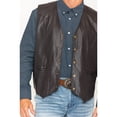 thumbnail image 2 of Cody James Men's Deadwood Vest Brown XX-, 2 of 6