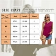thumbnail image 2 of TEMOFON Tank Tops for Women Loose Fit Summer Scoop Neck Tanks Casual Dressy Comfy Soft Pleats Long Tanks Purple Sleeveless Flowy Tunic Tops M, 2 of 5