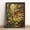 Sika deer, variant on 12x16in Framed Sunlit Deer in Flower Garden Wood Print, Whimsical Wildlife Oil Painting Wall Art for Bedroom Living Room Home Decor