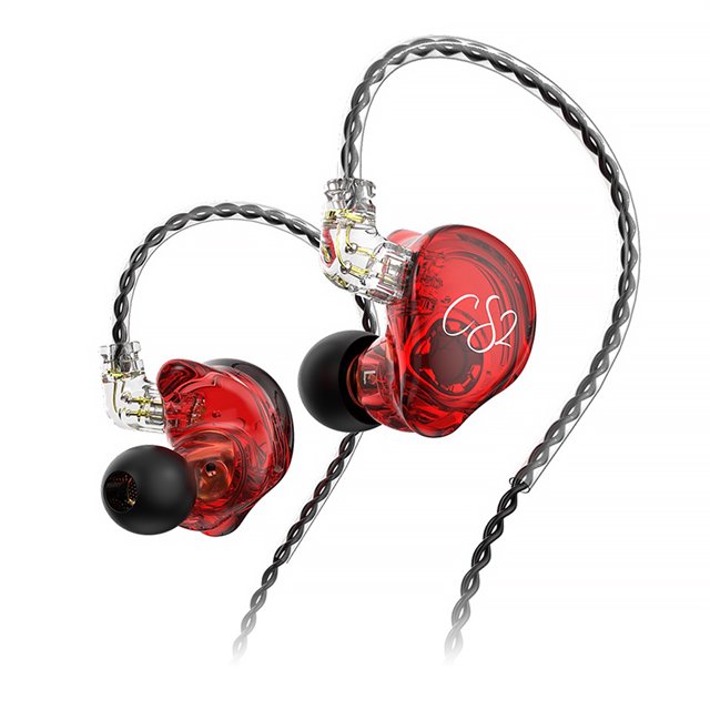 Teléfonos inteligentes con cable Auriculares Control de volumen en la oreja Auriculares deportivos Auriculares para correr de 3,5 mm Teléfonos móviles Mini Gaming Drive Rojo Inevent EL005148-07B
