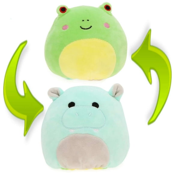 Squishmallows Flip-a-Mallows Wendy & Hank Plush