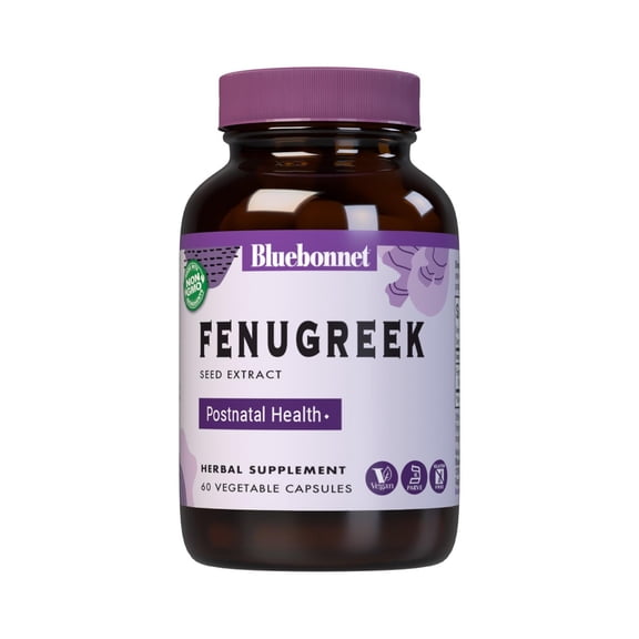 Bluebonnet Nutrition Fenugreek Seed Extract Supplement, 60 Count