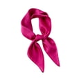 thumbnail image 2 of Head Scarf for Women Hair quare Satin Silk Feeling Bnadana Neck Scarf Pink, 2 of 3