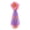 Purple, variant on HOARBOEG Wooden Self-Righting Cat Toy, 2-in-1 Interactive Wobble Toy with Feather Wand and Sisal Scratching Base, No Catnip Gravity Righting Tumbler, Boredom-Busting Solo Play Pet Supplies